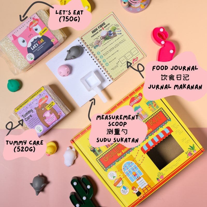 Gnubkins GOLD Starter Kit for Babies from 6 to 8 Months