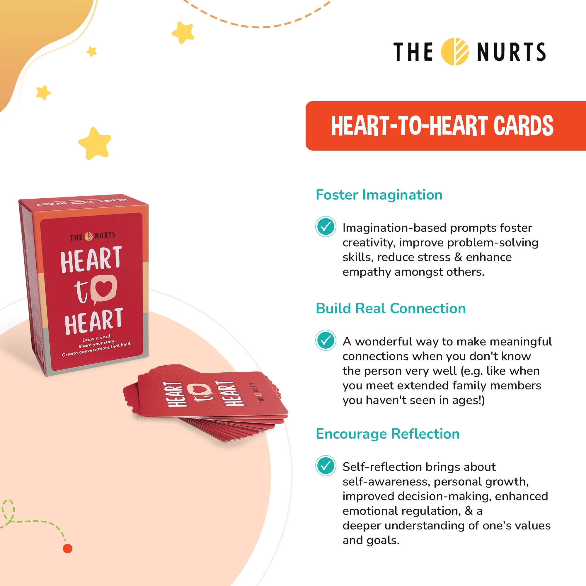 The Nurts HEART-TO-HEART Card Game for 7Y+