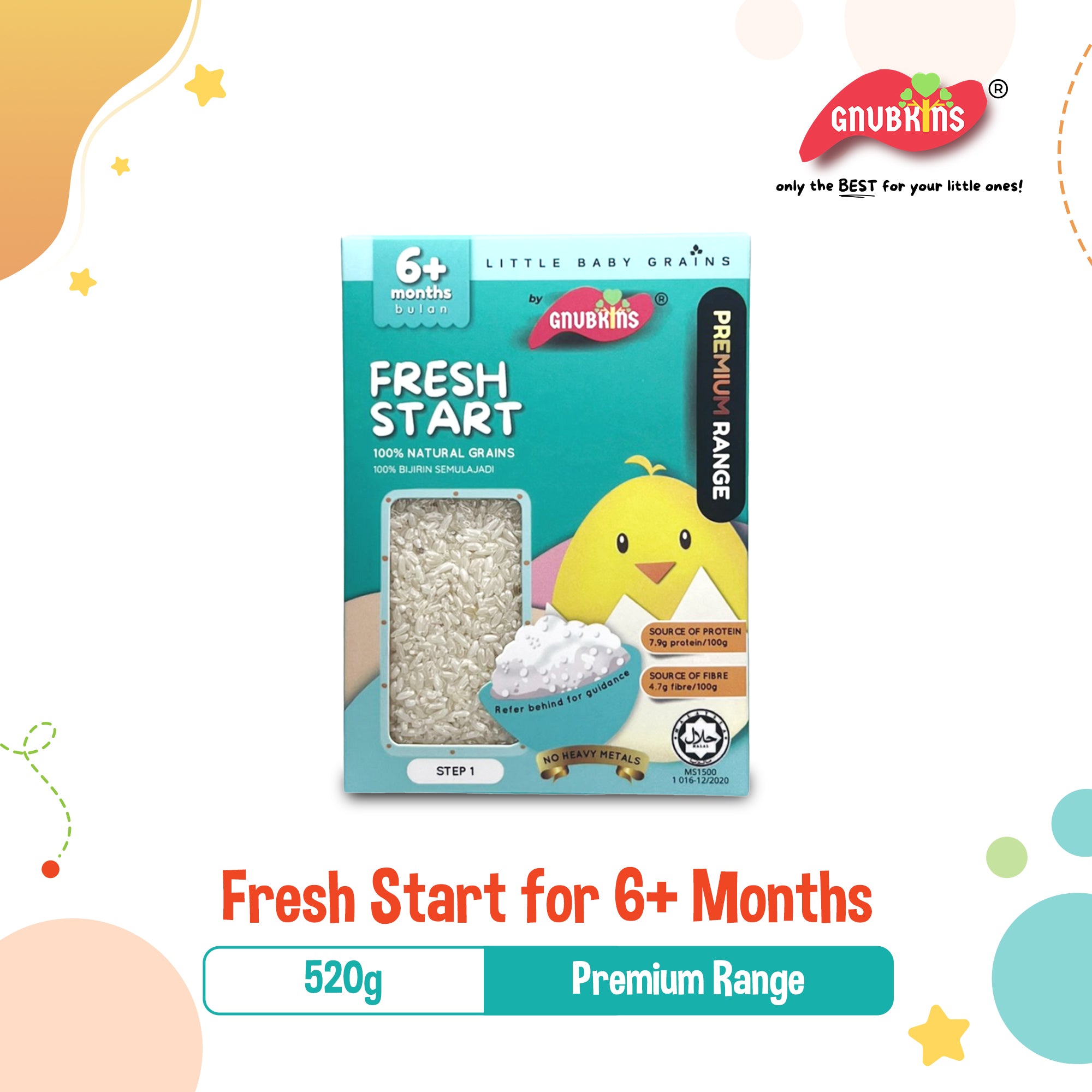 Gnubkins PREMIUM Range from 6M to 15M+, 5 Steps (Fresh Start, Light & Easy, Junior Nutri-Colour, Nutri-Colour, Q-Junior)