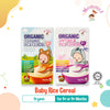 MommyJ Baby Organic Rice Cereal for 6M+ (Japonica) or 9M+ (3 Grains)