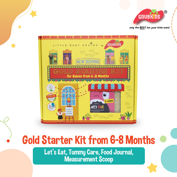 Gnubkins GOLD Starter Kit for Babies from 6 to 8 Months
