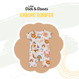 Little Lads & Lasses IT'S-A-WRAP KIMONO ROMPER from Newborn to 18M