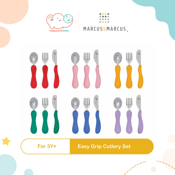 Marcus & Marcus Easy Grip Cutlery Set for 3Y+