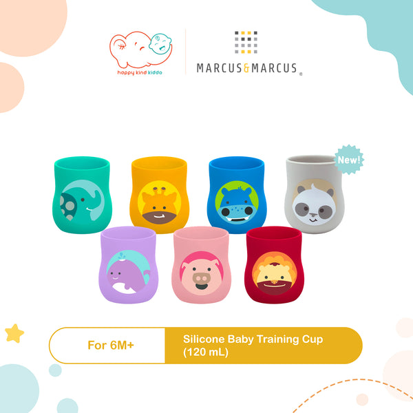 Marcus & Marcus Silicone Baby Training Cup for 6M+ (120mL)