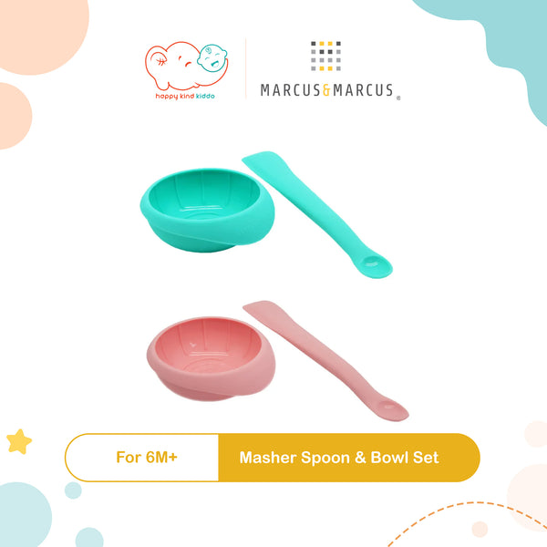 Marcus & Marcus Masher Spoon & Bowl Set for 6M+