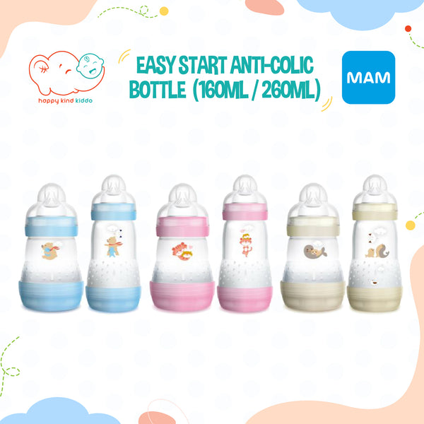 MAM Easy Start Anti-Colic Baby Bottle (160mL or 260mL)