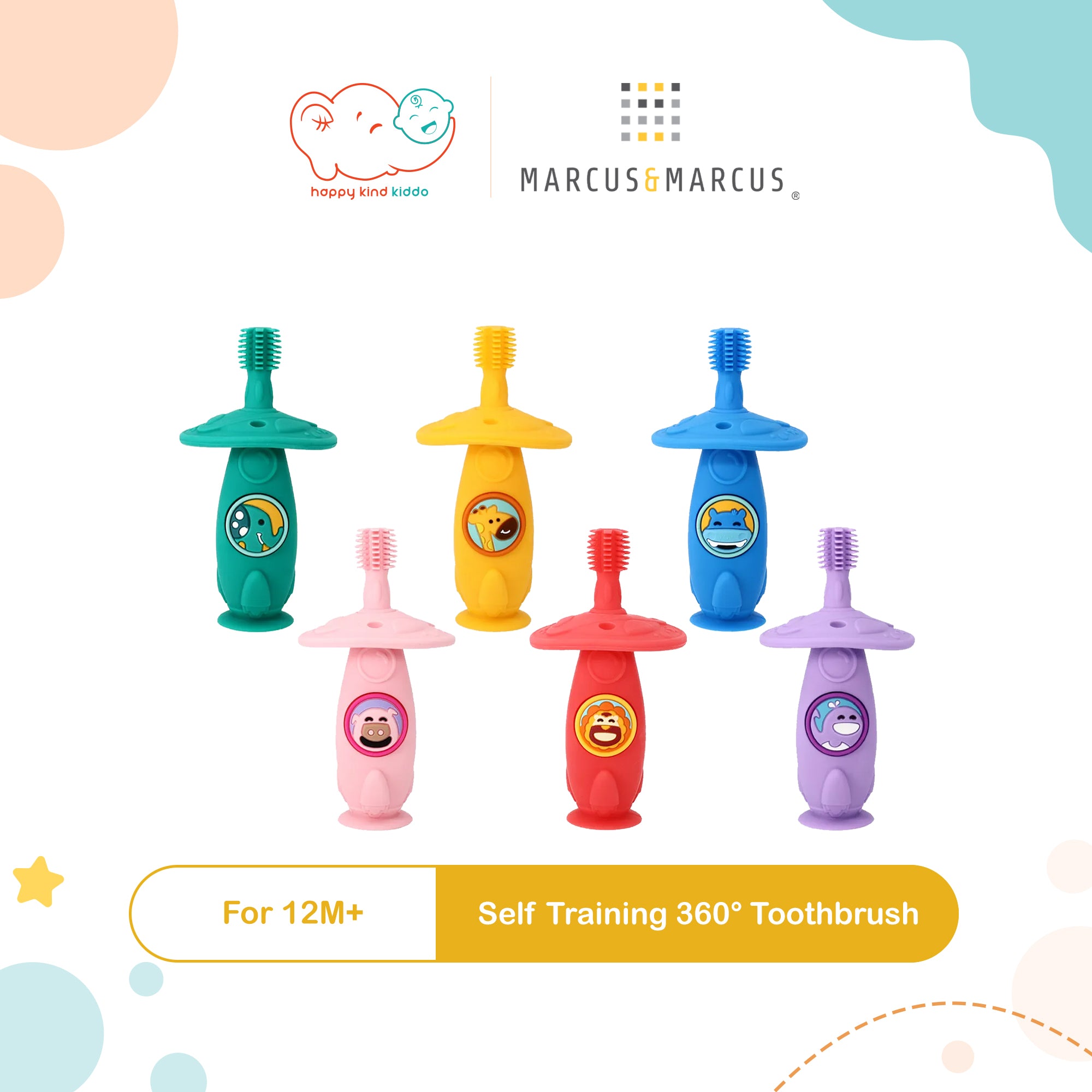 Marcus & Marcus Self Training 360° Toothbrush for 12M+