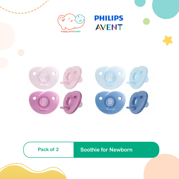 Philips Curved Soothie for Newborn (2pcs)