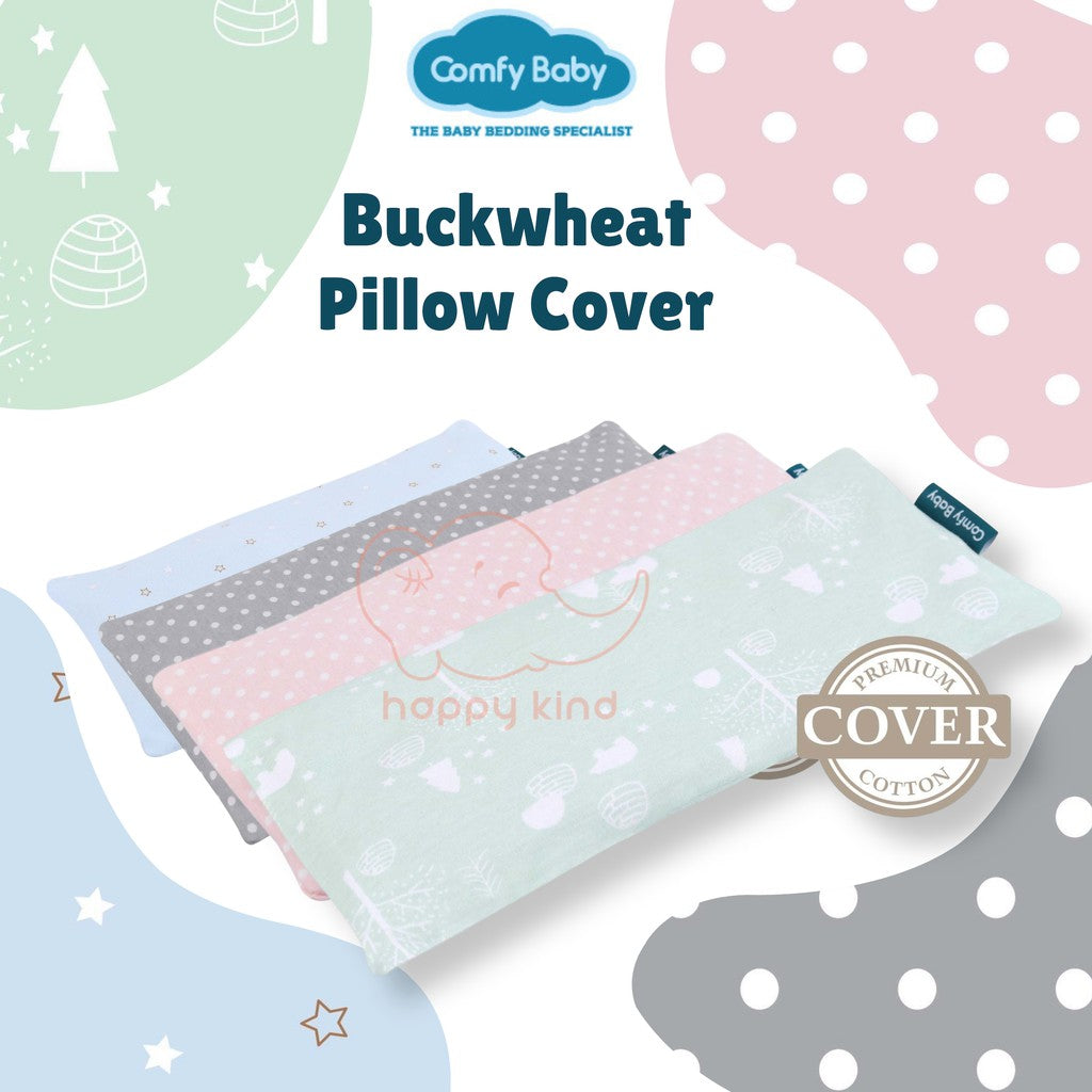 Buckwheat Pillow Cover by Comfy Baby