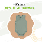 Little Lads & Lasses NIPPY SLEEVELESS ROMPER from Newborn to 18M