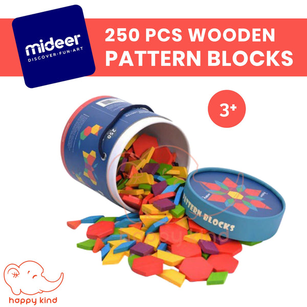 Mideer Early Education Color Pattern Block (250 Pcs)