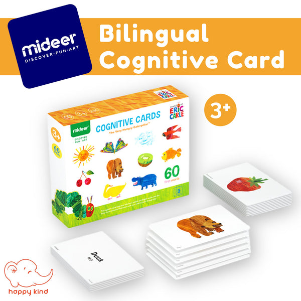 Mideer X Eric Carle Bilingual Cognitive Cards