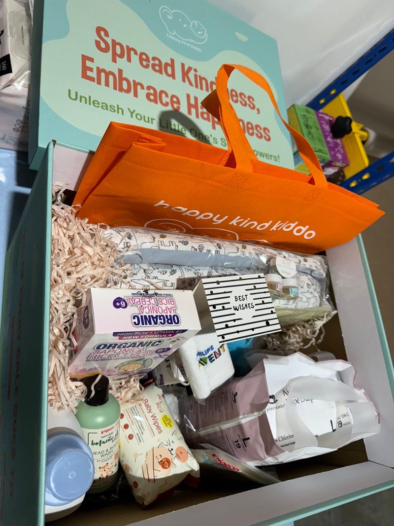A packed Happy Kind Kiddo gift box, photo 17 of 21